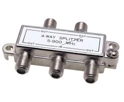 FOXAP 4 Way 5-2400MHz F Type Splitter