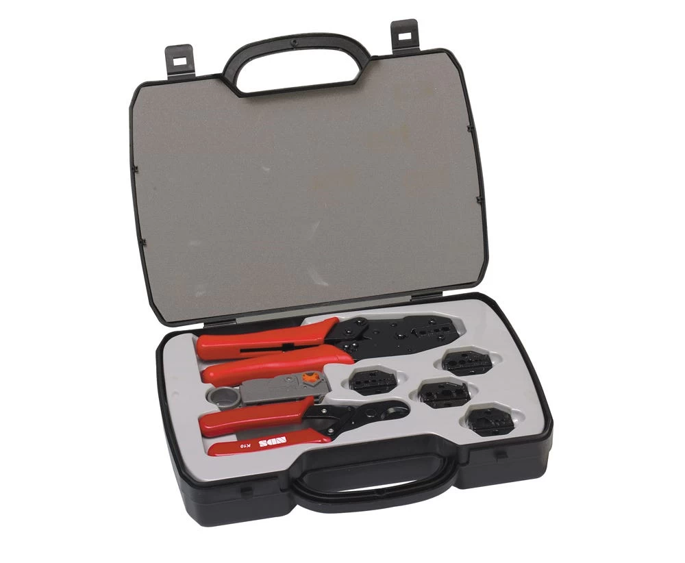 Coax Crimper Stripper Cutter Tool Kit 3 Coax Crimper Stripper Cutter Tool Kit