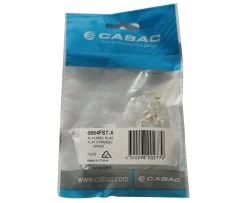 Plug RJ12 6P6C Round Solid UTP 10PK