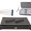 1RU Complete Sliding Fibre Enclosure Kit With Splice Cassette, Pigtails And 12 OS2 LC Connectors -Cable Tool Store 1RU S 12MODLCSM Primary