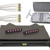 1RU Complete Rodent Proof Sliding Fibre Enclosure Kit With Splice Cassette, Pigtails And 24 OM4 LC Connectors