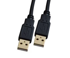 Cable USB 2.0 A M- A M LINK BLACK 2M