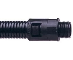Adaptaflex Straight Fitting M25/NC25 PA66 Black