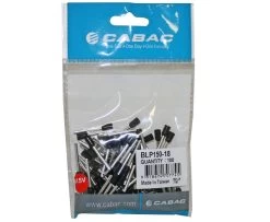 Boot Lace Pin 1.5mm2-Black L18 Halogen Free