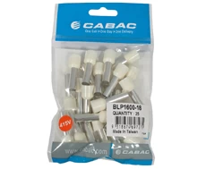 Boot Lace Pin 16mm2-Ivory 18mm Long White Halogen Free