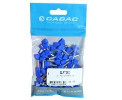 Twin Pre-Ins 2X2.5mm2 Blue Halogen Free