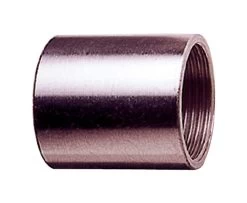 NIC PLT BRASS THREADED COUPLING M16
