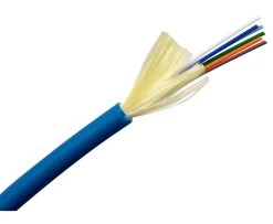 MSS Fibre 6 Core OM3 Indoor/Outdoor Riser Blue LSZH Jacketed Cable