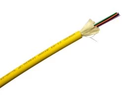 MSS Fibre 12 Core Singlemode Indoor/Outdoor Riser Yellow LSZH Jacketed Cable