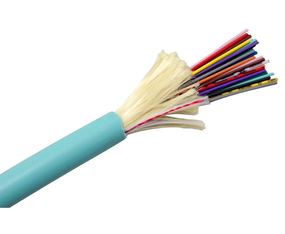 MSS Fibre 24 Core OM3 Indoor/Outdoor Riser Aqua LSZH Jacketed Cable 3 MSS Fibre 24 Core OM3 Indoor/Outdoor Riser Aqua LSZH Jacketed Cable