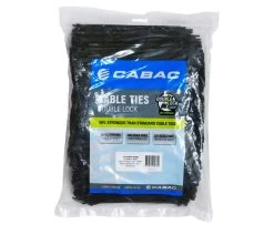 CABLE TIE 203 X 4.3MM DOUBLE LOCK BLACK 1000 PACK