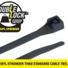 CABLE TIE 203 X 4.3MM DOUBLE LOCK BLACK 100 PACK 2 CABLE TIE 203 X 4.3MM DOUBLE LOCK BLACK 100 PACK -Cable Tool Store CT200BK 1000DL Primary 3