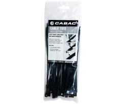 CABLE TIE 203 X 4.3MM SELF CUTTING BLK