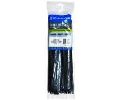 CABLE TIE 280 X 4.3MM DOUBLE LOCK BLACK