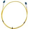 MSS Fibre LC - LC Singlemode 1.5 Metre Yellow LSZH 2mm Duplex Fibre Patch Lead