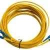 MSS Fibre SC - SC Singlemode 10 Metre Yellow LSZH 3mm Duplex Fibre Patch Lead