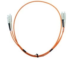 MSS Fibre SC - SC OM1 2 Metre Orange LSZH 3mm Duplex Fibre Patch Lead