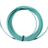MSS Fibre ST - ST OM3 10 Metre Aqua LSZH 3mm Duplex Fibre Patch Lead