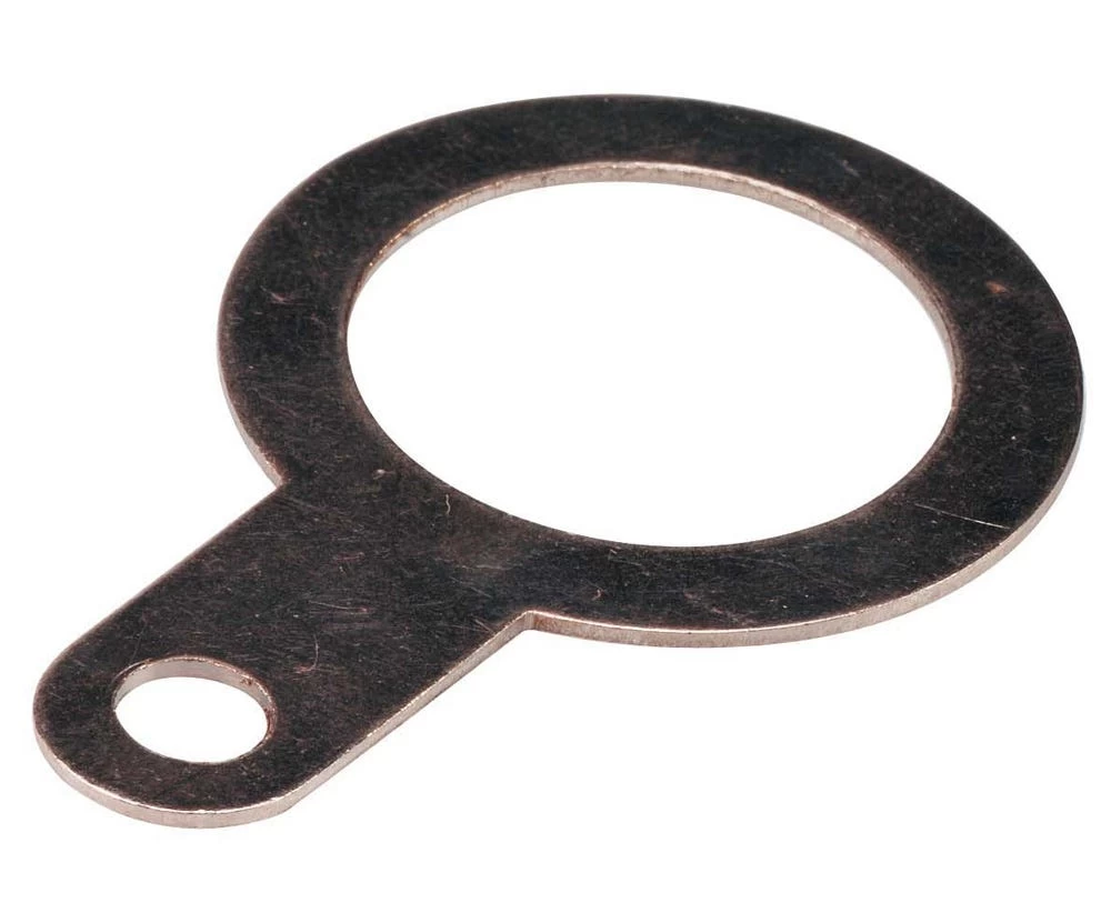 Brass Earth Tags 25mm Wide 4 Brass Earth Tags 25mm Wide - Image 2