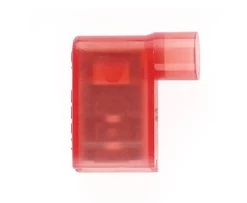 Fully Ins.Flag Quick Connect 6.4 X 0.8mm Red