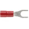Forked Spade 3mm Red Dg