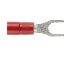 Forked Spade 3mm Red Dg