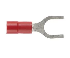 Forked Spade 5mm Red