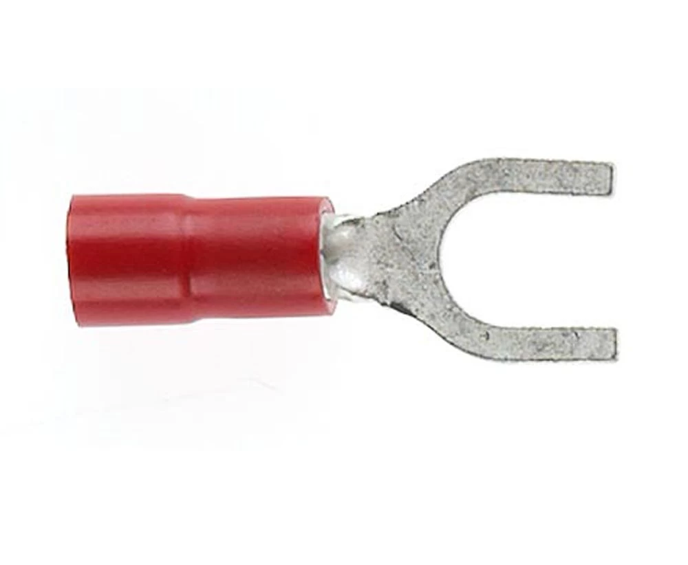Forked Spade 6mm Red Dg 3 Forked Spade 6mm Red Dg