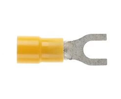 Forked Spade 6mm Yellow Dg