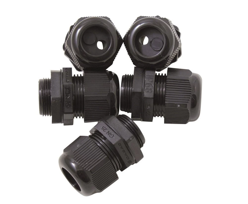 NYLON GLAND 9-18 WITH SOLAR INSERT 2x6MM 3 NYLON GLAND 9-18 WITH SOLAR INSERT 2x6MM