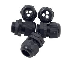 NYLON GLAND 9-18 WITH SOLAR INSERT 3x7MM