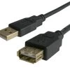 Cable EXT USB 2.0 A-A M-F Black 5M 1 Cable EXT USB 2.0 A-A M-F Black 5M -Cable Tool Store H40USB2AMF5 45 BK primary 1