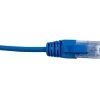 MSS 5 Metre 4 Pair Unshielded RJ45 - RJ45 Slim Cat6 Blue Patch Lead