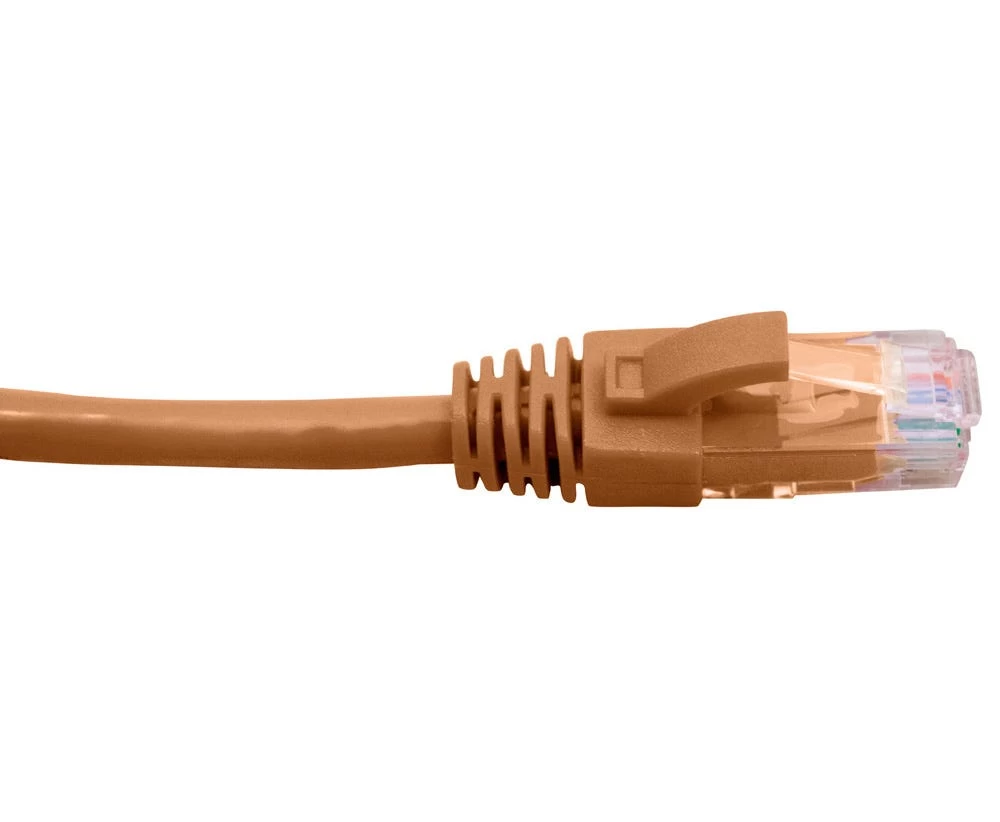 Hypertec 10 Metre 4 Pair PVC Unshielded RJ45 - RJ45 Cat6 Orange Patch Lead 3 Hypertec 10 Metre 4 Pair PVC Unshielded RJ45 - RJ45 Cat6 Orange Patch Lead