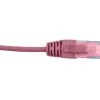 MSS 3 Metre 4 Pair Unshielded RJ45 - RJ45 Slim Cat6 Pink Patch Lead