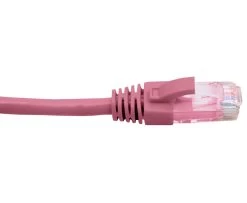 Hypertec 0.5 Metre 4 Pair PVC Unshielded RJ45 - RJ45 Cat6 Pink Patch Lead
