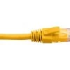 Hypertec 0.5 Metre 4 Pair PVC Unshielded RJ45 - RJ45 Cat5e Yellow Patch Lead