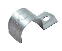 SADDLE HALF HOT DIP GAL 6.5MM HOLE 40MM