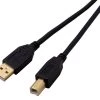 Cable USB 2.0 A-B Gold/P Black M-M 2M -Cable Tool Store HUSB2AB2 primary 1