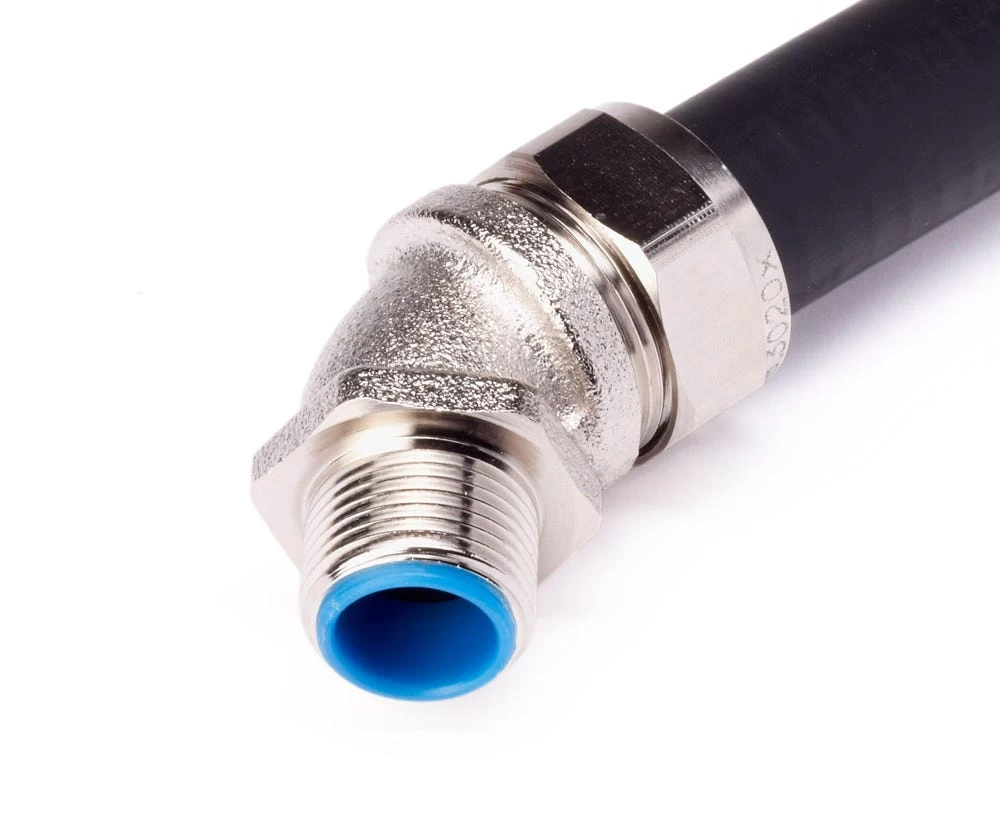 FITTING CLT/CETX 45DEG STRAIGHT FIXED EXTERNAL THREAD STAINLESS STEEL M50 4 FITTING CLT/CETX 45DEG STRAIGHT FIXED EXTERNAL THREAD STAINLESS STEEL M50 - Image 2