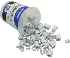 Category 6 RJ45 UTP Clipsal Outlet White 50 Pack -Cable Tool Store MSSRJ6C 50WH 3 1