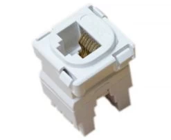 Category 6 RJ45 UTP Clipsal Outlet White 50 Pack