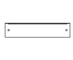 ADAPTOR PLATE BLANK WHITE FOR MUTO LARGE