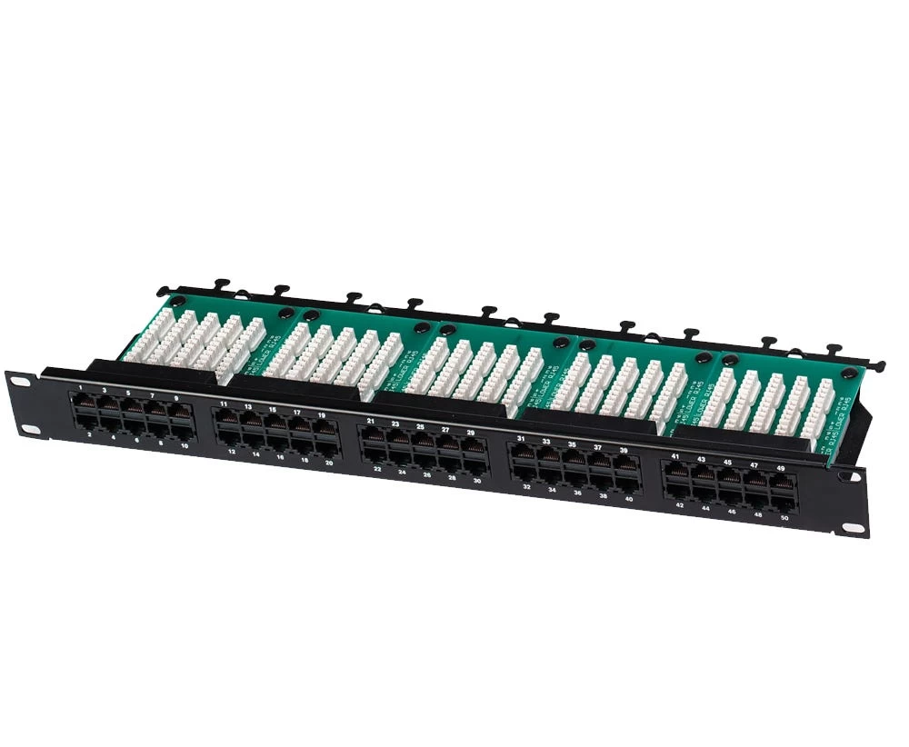 Cabac 50 Port Loaded Telco Unshielded Patch Panel