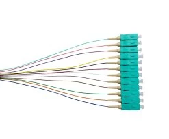 MSS Fibre OM3 50um 12-Fibre SC 900um Pigtails - 12 Pack