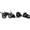 Heavy Duty Casters PK4 2xBrakes 2xWO