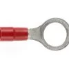 PRE-INSULATED RING TERMINAL (0.5-1.6MM CABLE) RED 8MM STUD