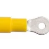 PRE-INSULATED RING TERMINAL (2.5-6.0MM CABLE) YELLOW 3MM STUD