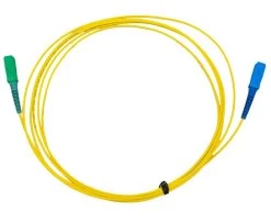MSS Fibre SC - SCA Singlemode 3 Metre Yellow LSZH 2mm Simplex Fibre Patch Lead