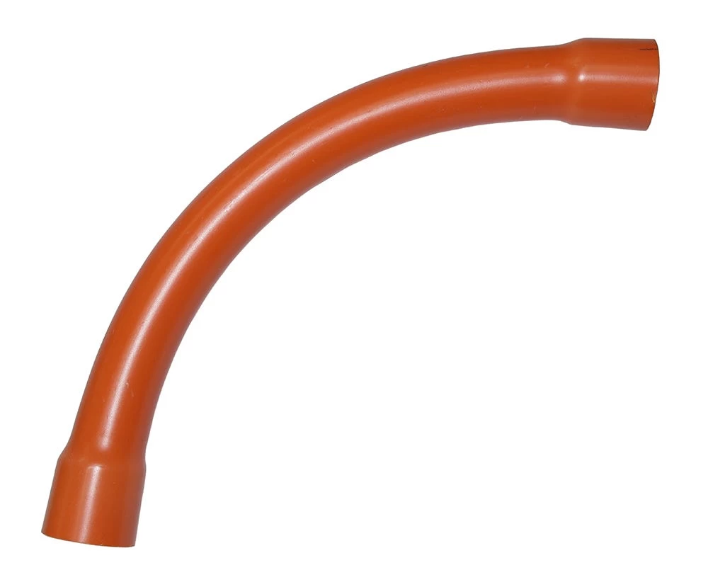 FITTING SWEEP BEND 90DEG 25MM ORANGE 3 FITTING SWEEP BEND 90DEG 25MM ORANGE